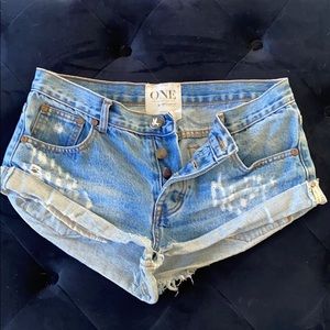 Jean shorts